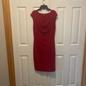 Red sleeveless Ralph Lauren dress 10P